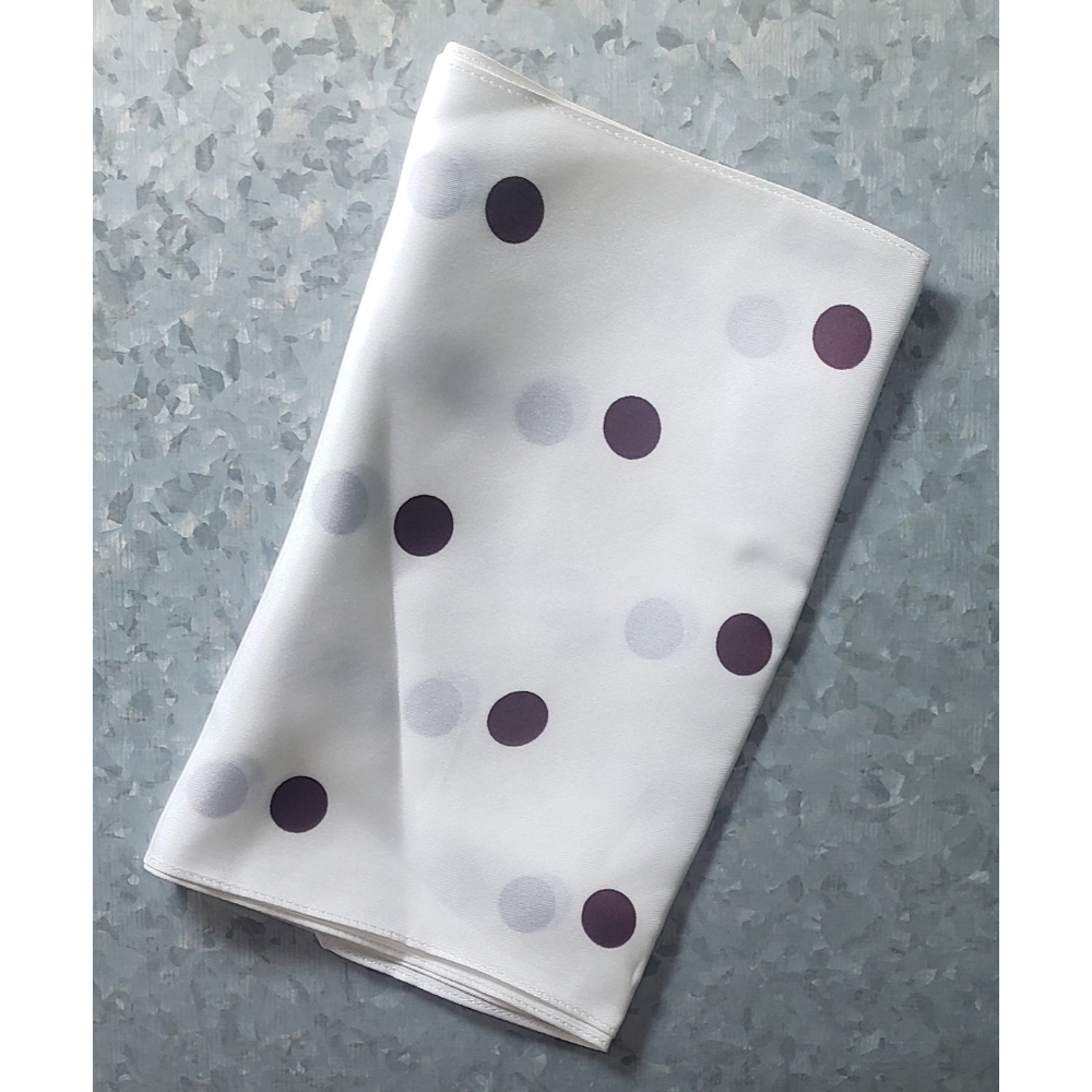 5. J.Crew Skinny silk scarf in polka dot